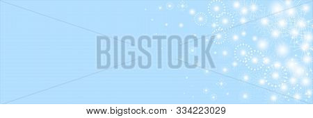 Snow Flakes. Beauteous Winter Silver Snowflake Overlay Template. Fancy Vector Illustration. Sparce S