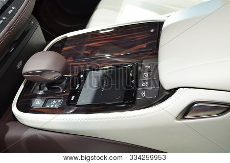 Geneva, Switzerland, March 06-2018: Lexus Ls 500 H At Gims