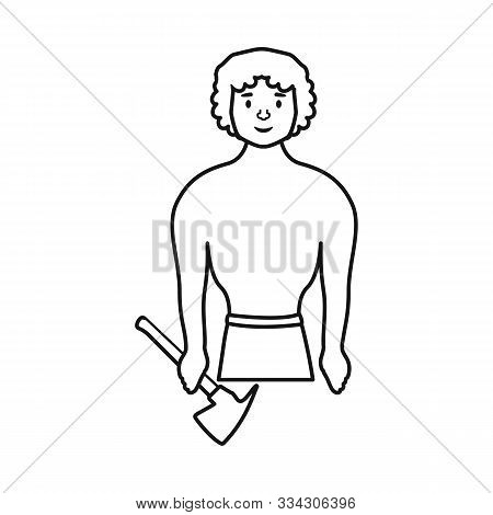 Vector Design Of Fireman And Firefighter Symbol. Set Of Fireman And Man Vector Icon For Stock.