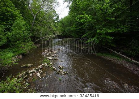 Petit ruisseau alimente la rivière Delaware