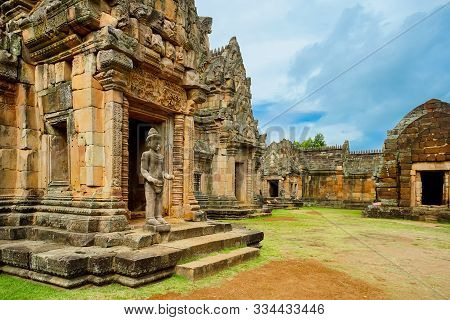 The Khmer Temple Prasat Hin Phanom Rung (phanom Rung Stone Castle) In Chaloem Phrakiat District, Bur