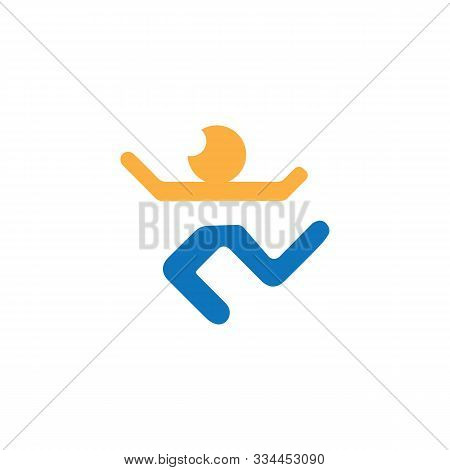 Human Character Logo Sign Illustration Vector Design