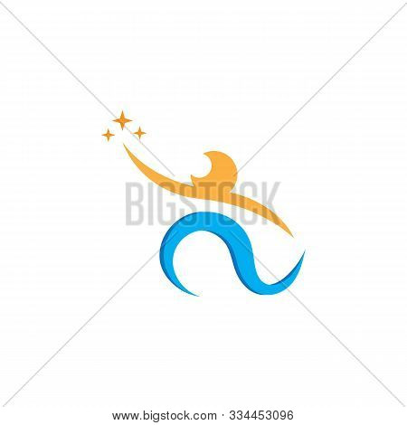 Human Character Logo Sign Illustration Vector Design