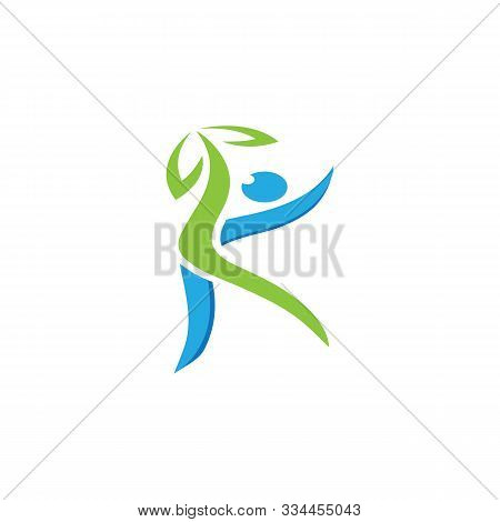 Human Character Logo Sign Illustration Vector Design