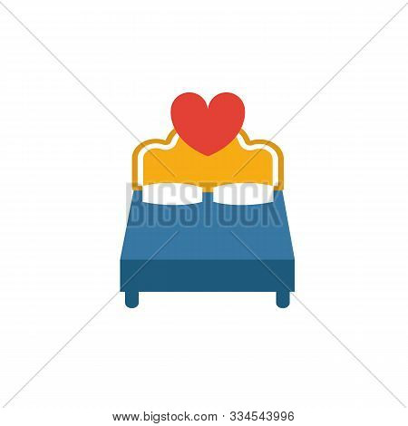 Badroom Icon. Simple Flat Element From Honeymoon Collection. Creative Badroom Icon For Templates, So