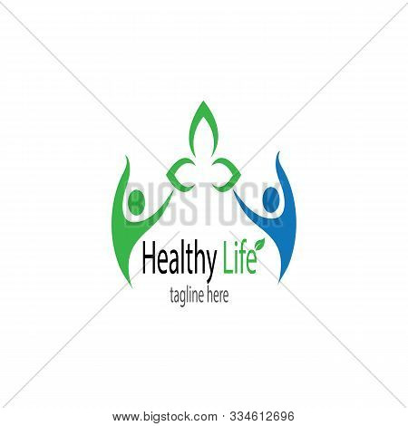 Human Character Logo Sign Illustration Vector Design
