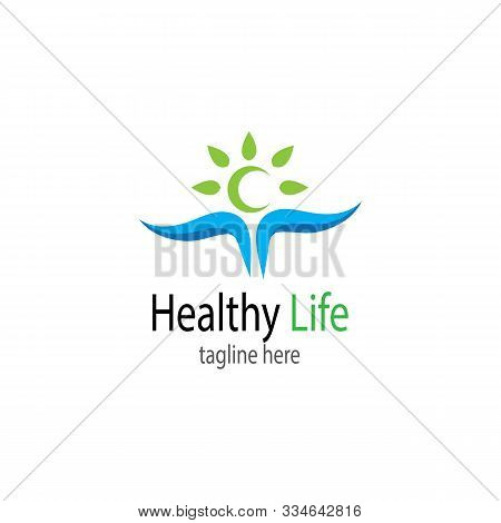Human Character Logo Sign Illustration Vector Design