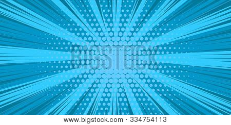 Pop Art Yellow Comics Book Cartoon Magazine Cover. Cartoon Funny Retro Pattern Strip Mock Up. Vector