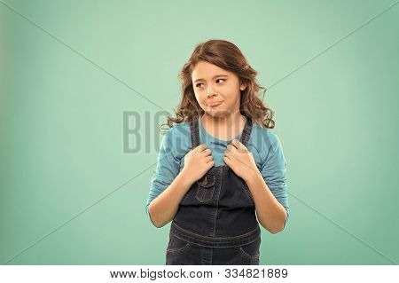 Funny Grimaces. Playful Teen Model. Acting Skills Concept. Acting School For Children. Girl Artistic