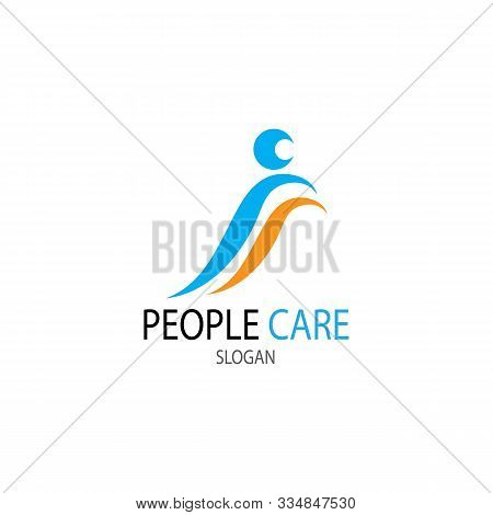 Human Character Logo Sign Illustration Vector Design