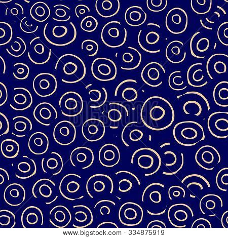 Overlapping Circles Seamless Pattern Design Which Is Ideal For Fabric And Stationary Products.