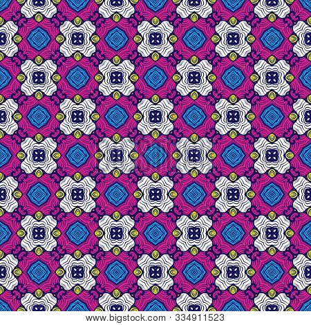 Seamless Abstract Pattern Arabesque Geometric Traditional Background. Oriental, Portugal, Portuguese