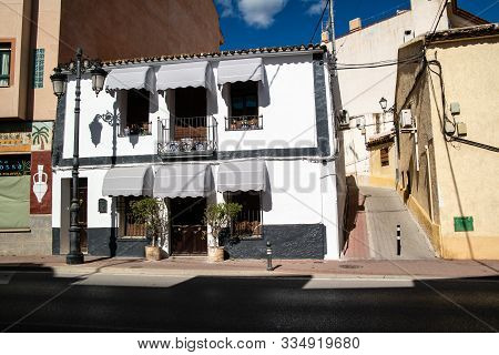 Polop, Valenciana, Spain - Nov 04 2019 Streets Of Polop