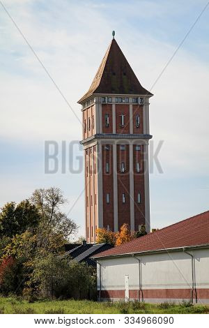 The Former Water Tower Of Aken On The Elbe