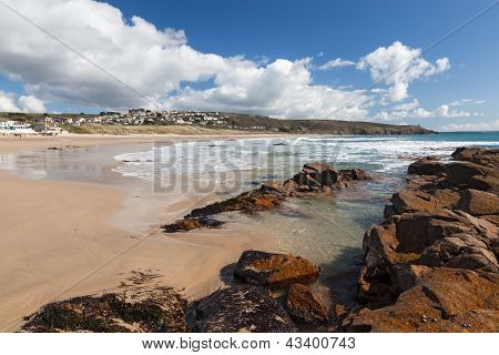 Praa Sands Cornwall England