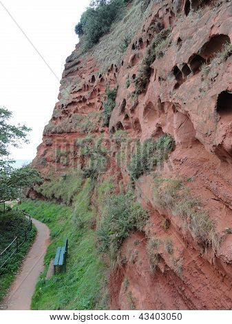 Zeegezicht Cliff erosie