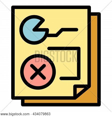 Template Redesign Icon. Outline Template Redesign Vector Icon Color Flat Isolated
