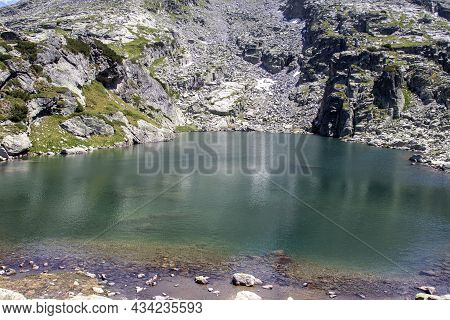 The Scary Lake And Kupens Peaks, Rila Mountain, Bulgaria