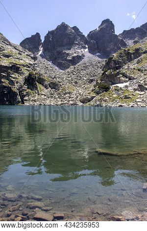 The Scary Lake And Kupens Peaks, Rila Mountain, Bulgaria