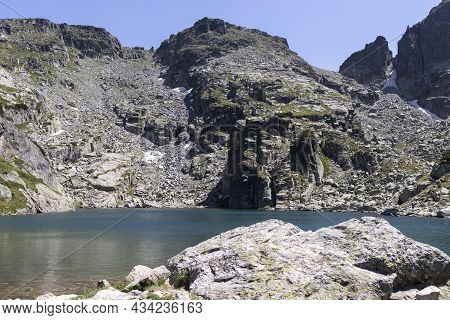 The Scary Lake And Kupens Peaks, Rila Mountain, Bulgaria