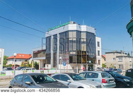 Rumia, Poland - June 18, 2021: Rumia Cooperative Bank (bank Rumia Spoldzielczy).