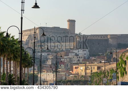 Morning Walk In Old Part Of Gaeta, Ancient Italian City In Province Latina