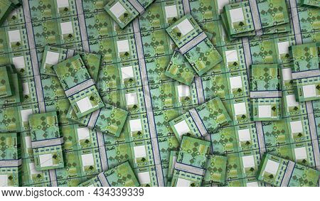 Lebanon Pound Money Banknotes Pack Illustration