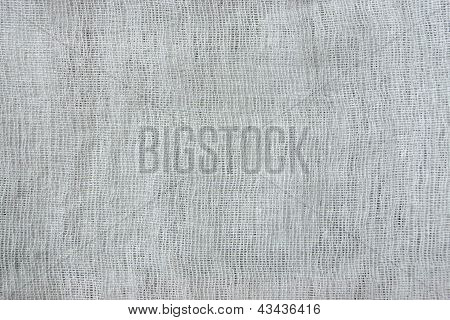Weefsel van katoen, een gaas, natuurlijke, A Close Up