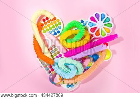 Pop-it, Simple-dimple, Squishy, Pop-tubes Background