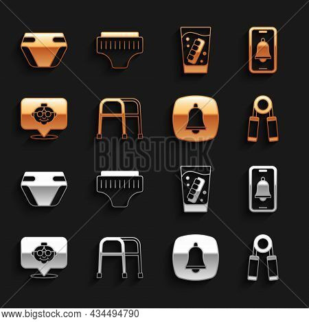 Set Walker, Emergency Phone Call, Sport Expander, Grandmother, False Jaw In Glass, Adult Diaper And 