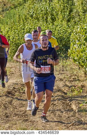 September 26, 2021: Romania, Marcea, Running Competition Edition No. One. Promotion Of Sport At Loca