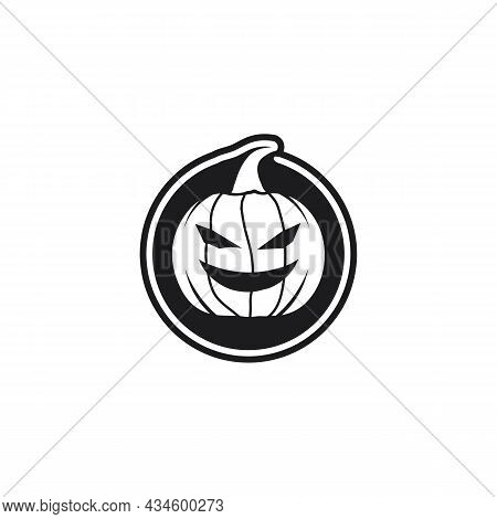 Vector Icon For Helloween Greeting Card And Poster Party Sign Concept Illustration With Sign And Sym
