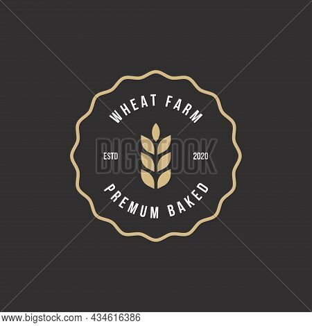 Vintage Retro Bakery Logo Badges And Labels Stock Vector