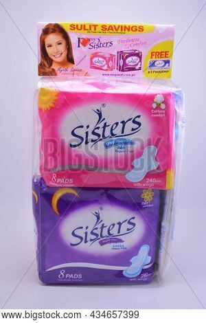 Manila, Ph - September 30 - Sisters Sanitary Napkin On September 30, 2021 In Manila, Philippines.