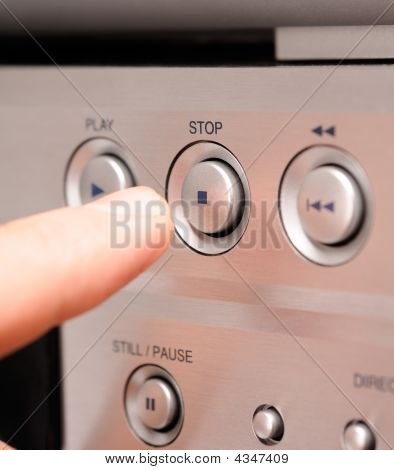 Drücken Sie stop