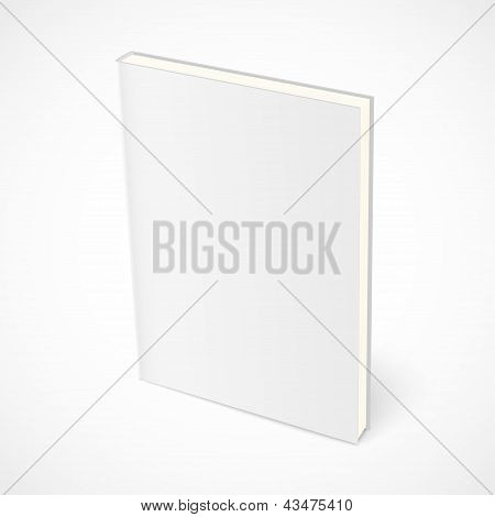 Boş duran kitabı beyaz kapaklı
