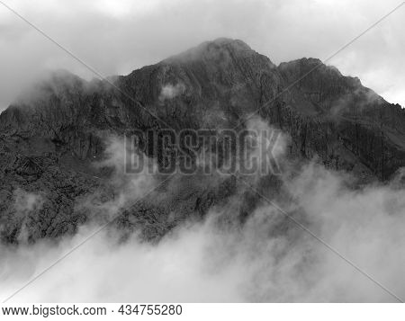 Alpine landscape in the Fagaras Mountains, Romania, Europe