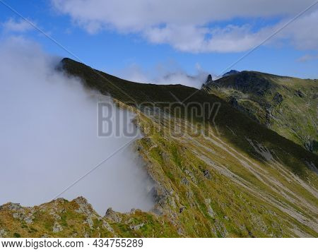 Alpine landscape in the Fagaras Mountains, Romania, Europe