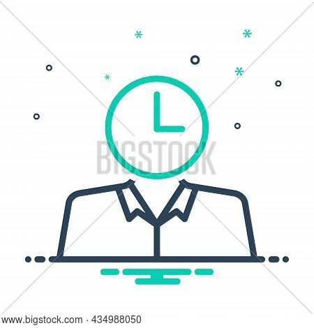 Mix Icon For Duty Responsibility Obligation Devoir Service Task Work