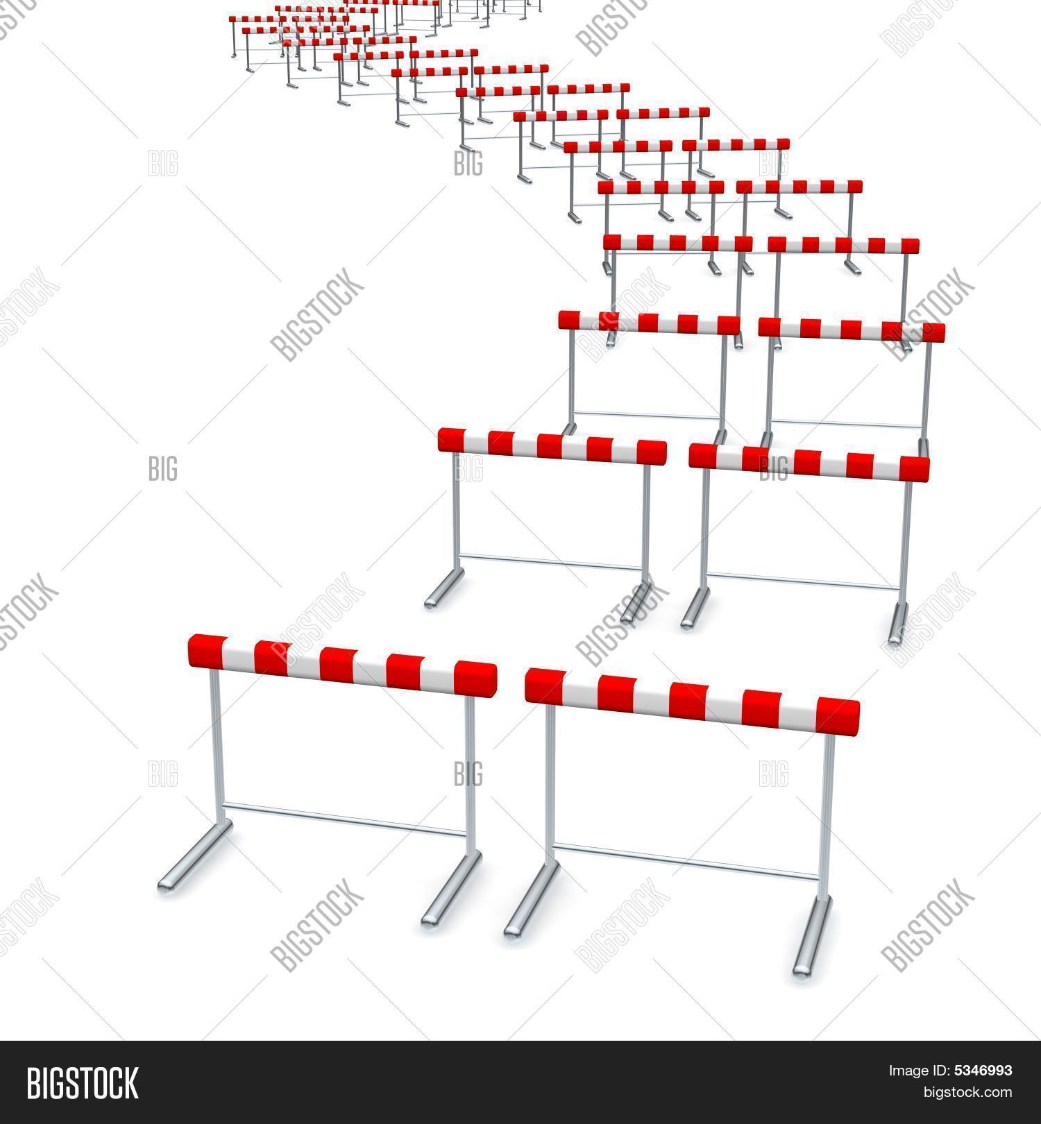 Hurdles Track Image & Photo (Free Trial) Bigstock