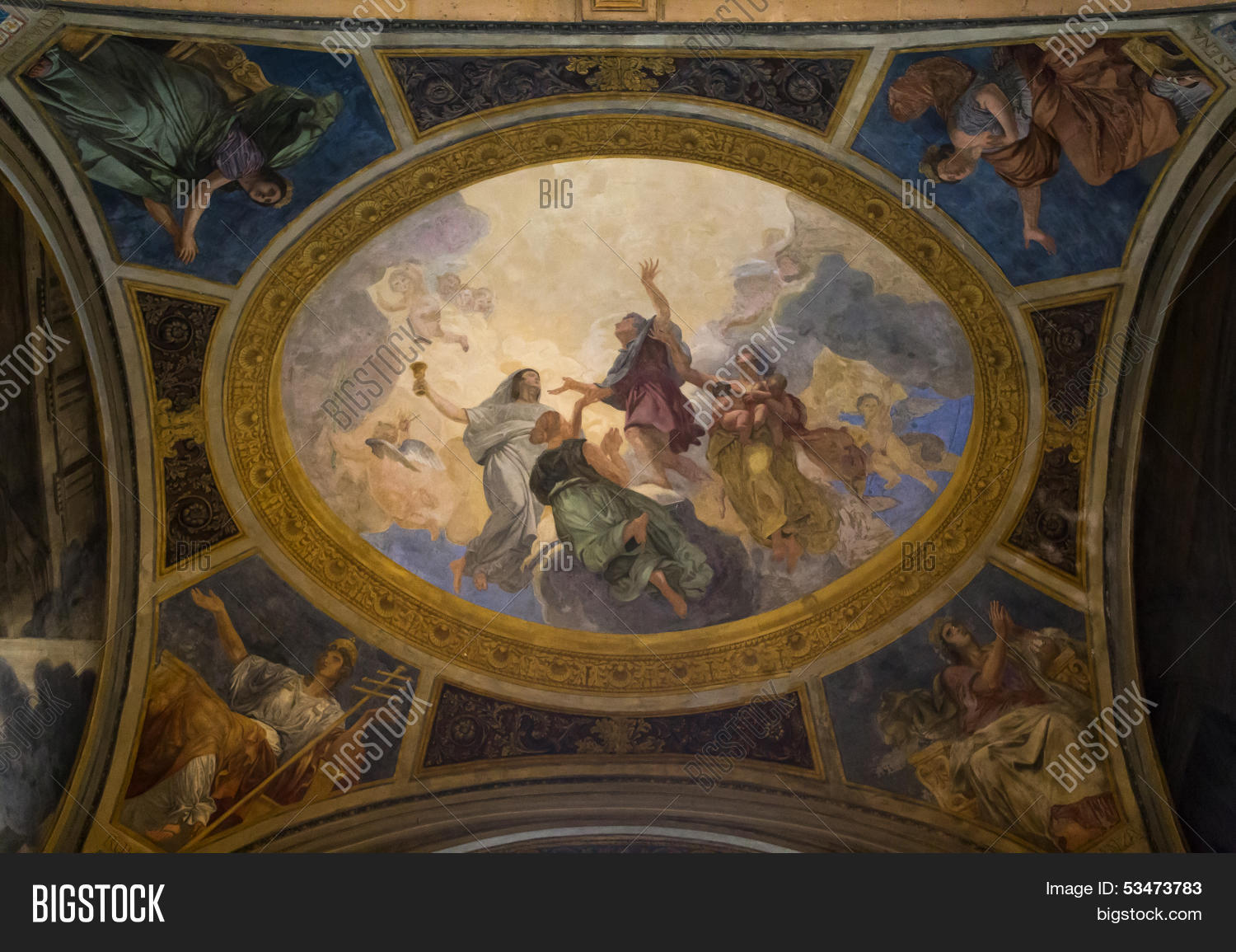 Delacroix Frescoes, Image & Photo (Free Trial) Bigstock