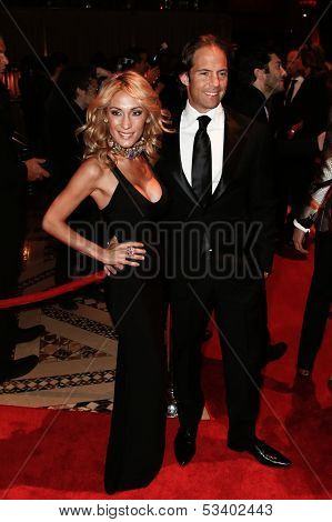 NEW YORK-SEP 17: Michael Shvo, president of SHVO Marketing (R) and wife Sheren attend the 14th annual New Yorkers For Children Fall Gala at Cipriani 42nd Street on September 17, 2013 in New York City