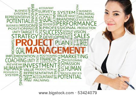 Project Management for business concept