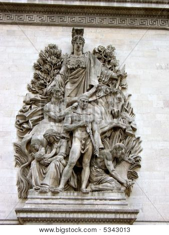 Funkce Arc De Triomphe - Paříž, Francie