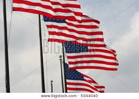 Drapeaux américains