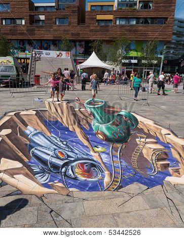 Street Painting In 3D