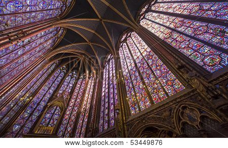 Sainte Chapelle, ile de la cite, Paris, France
