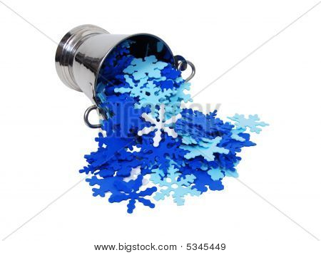 Flakes หิมะเทจากถังน้ำแข็ง