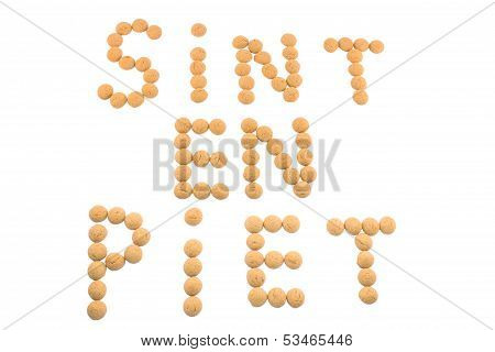Ginger nuts or pepernoten