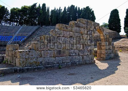 Ancient greek theater of Tindarys